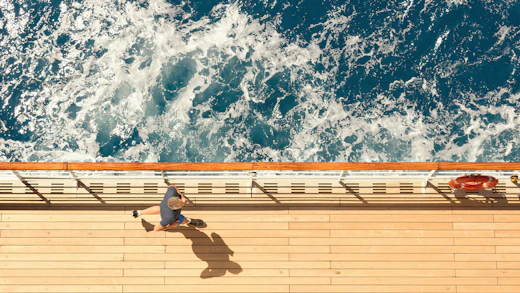 Cunard Deck Aerial View