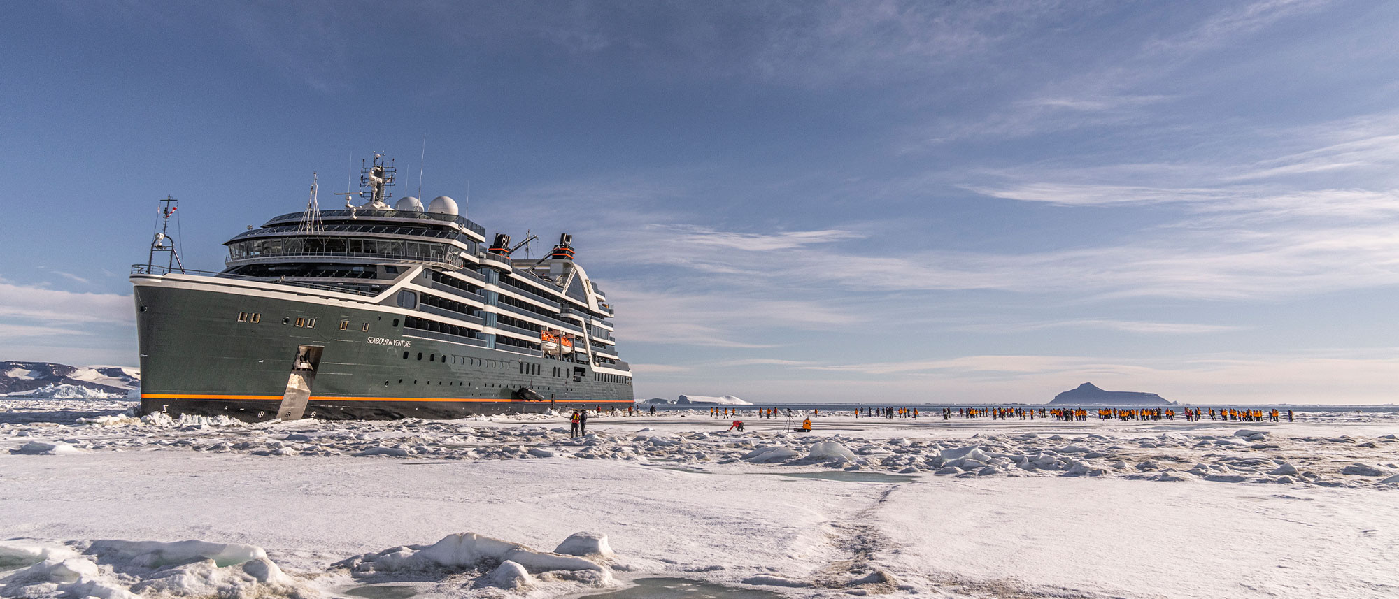 Seabourn Venture in Antatctica