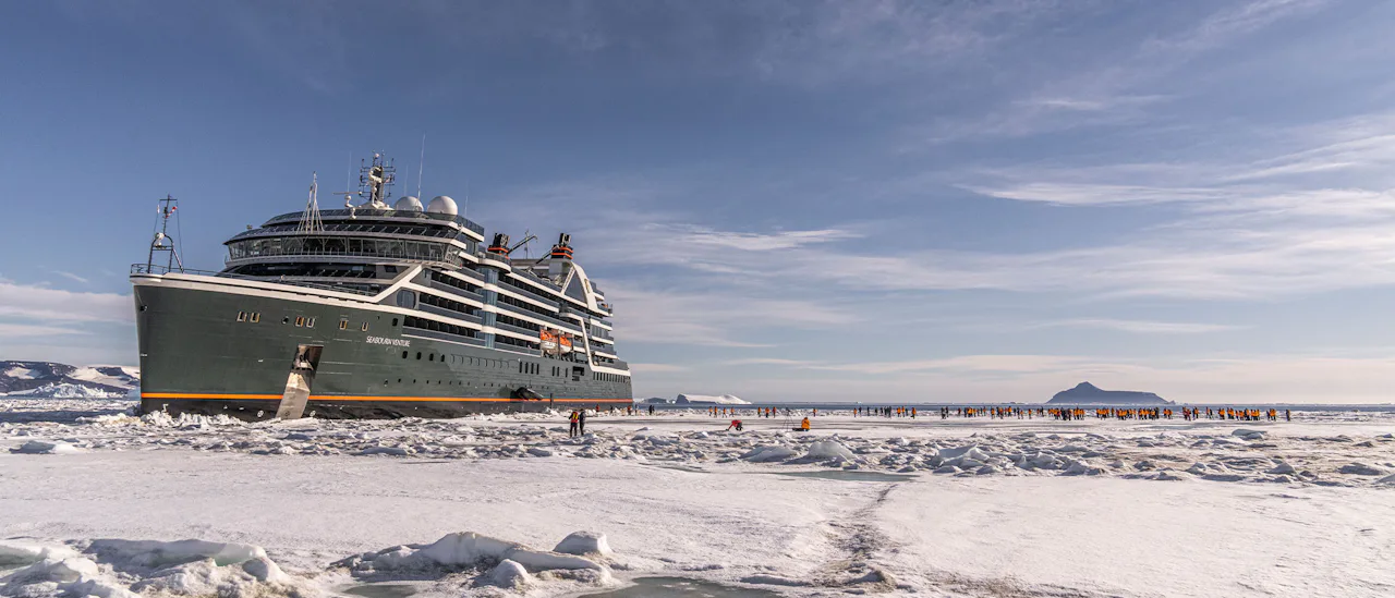 Seabourn Venture in Antatctica