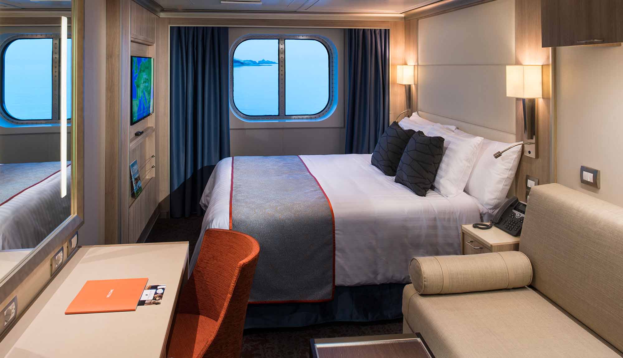 Holland America Statendam Koningsdam Family Oceanview Cabin