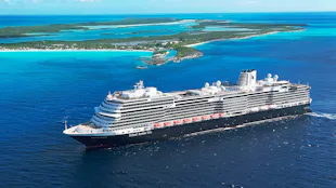 Holland America Nieuw Statendam in Half Moon Cay, Bahamas