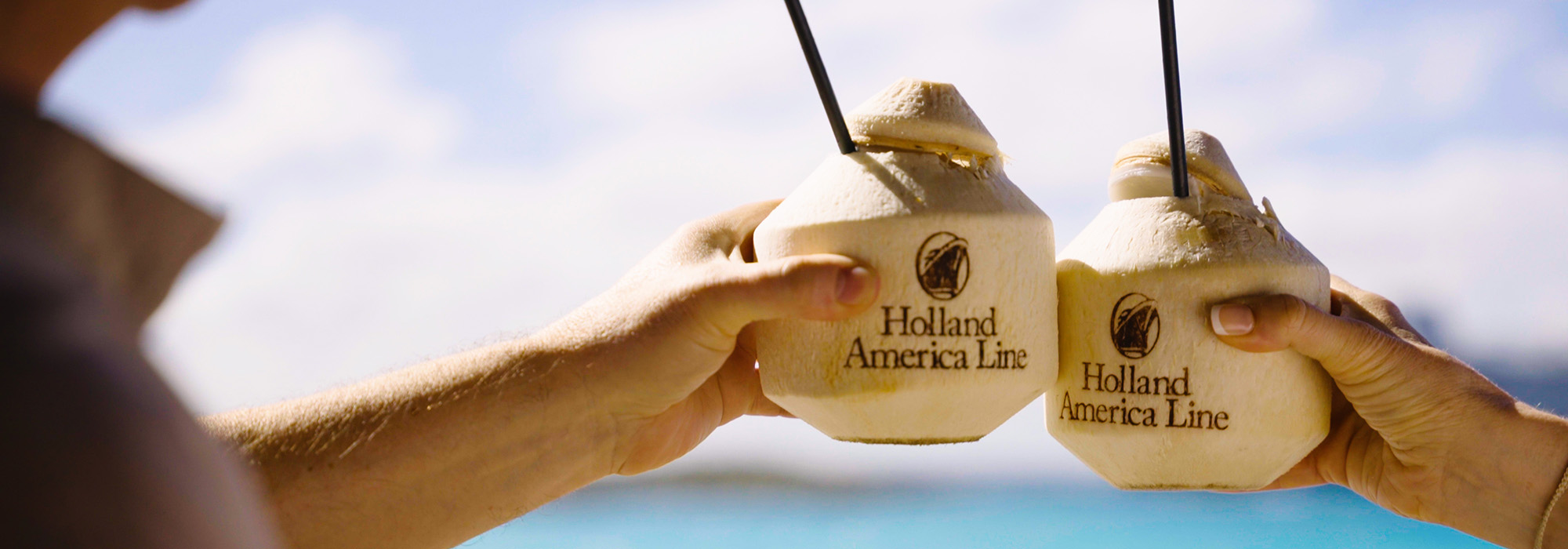 Holland America Line Cruises coconut drinks