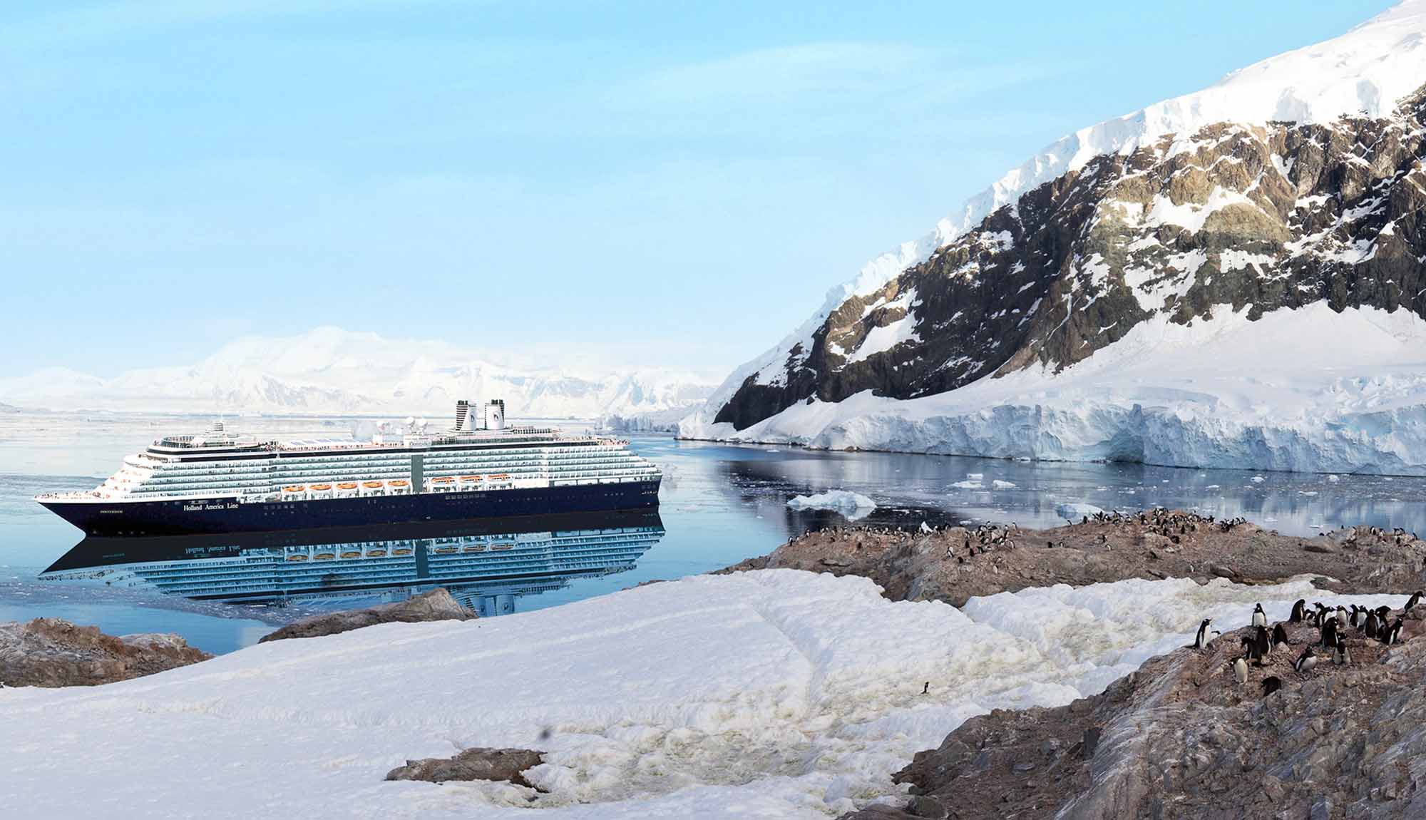 Holland America's Oosterdam in Antarctica 