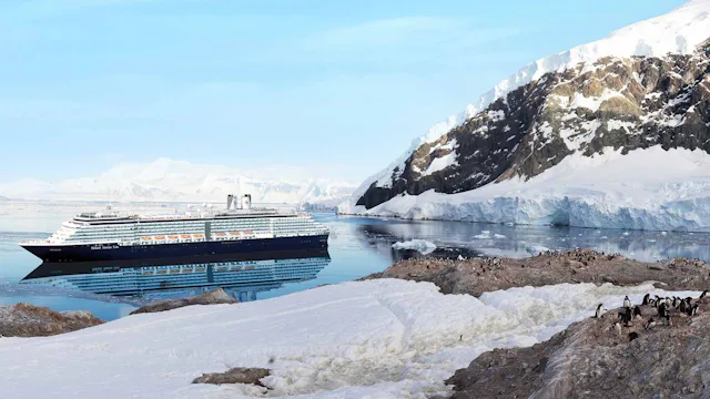Holland America's Oosterdam in Antarctica