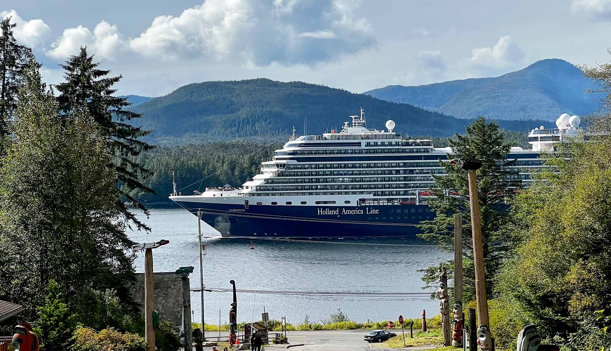 Holland America Eurodam in Ketchikan Alaska