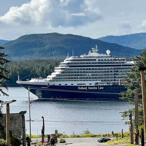 Holland America Eurodam in Ketchikan Alaska