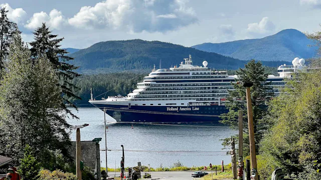 Holland America Eurodam in Ketchikan Alaska