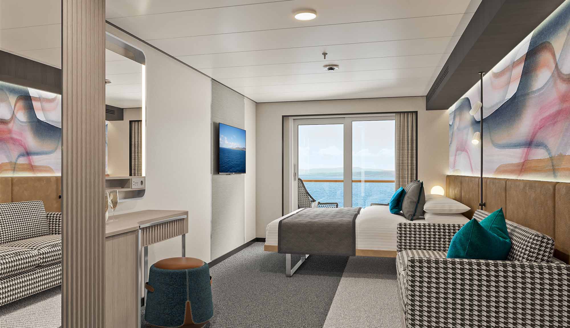 Norwegian Prima Aqua Luna Viva Club Balcony Suite