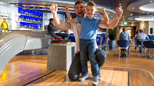 Family Fun on MSC Cruises - Bowling