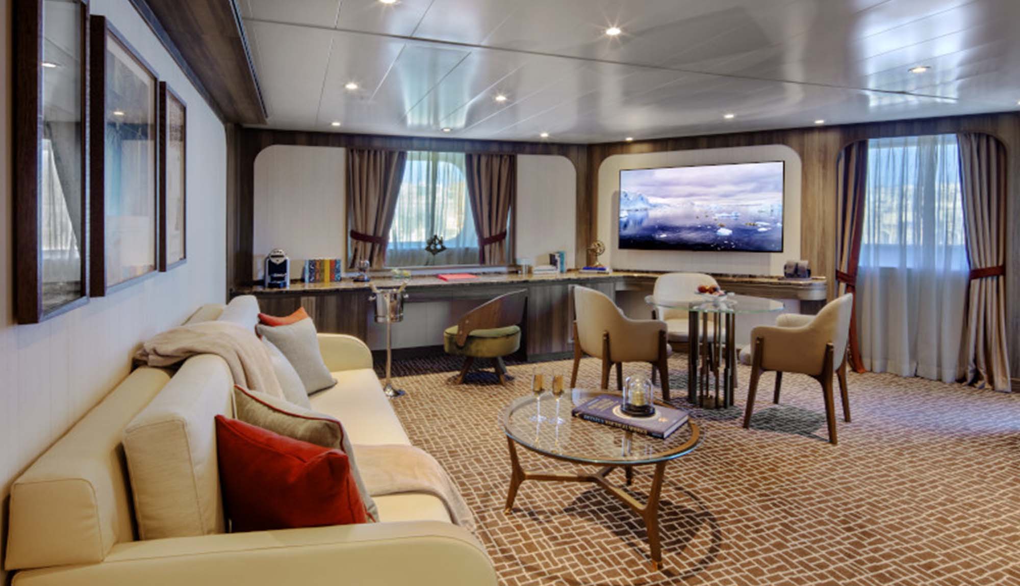 Seabourn Venture Owners Suite Living Room
