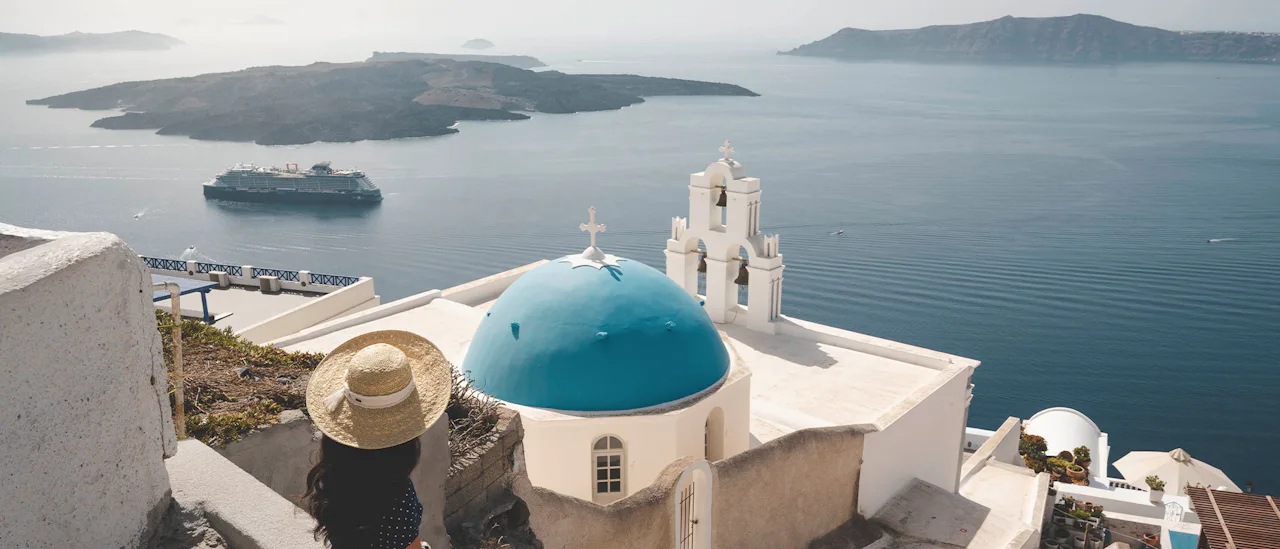 Celebrity Apex in Santorini