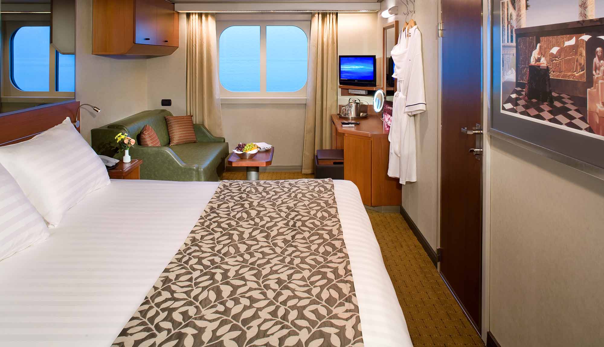 Holland America Eurodam Oceanview Cabin