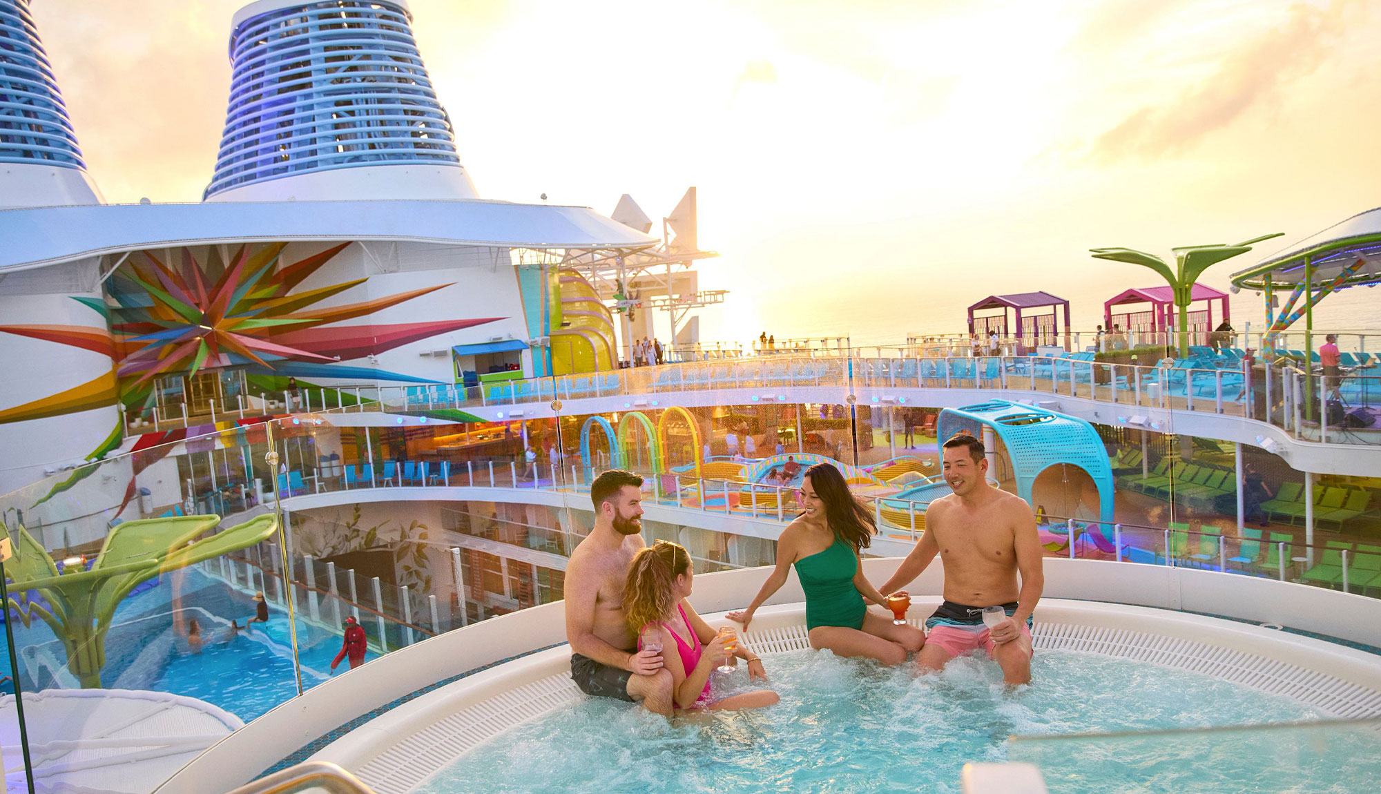 Icon of the Seas Chill Island Neighbourhood Hot Tub