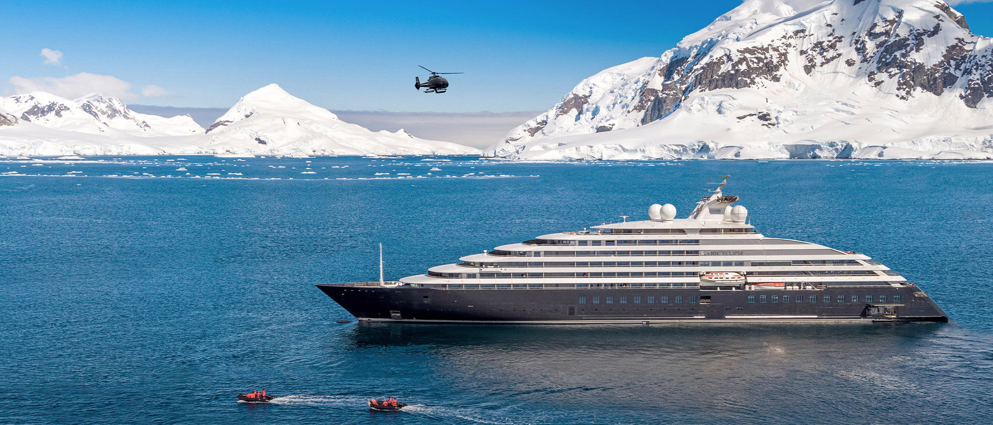 Scenic Eclipse in Paradise Harbour