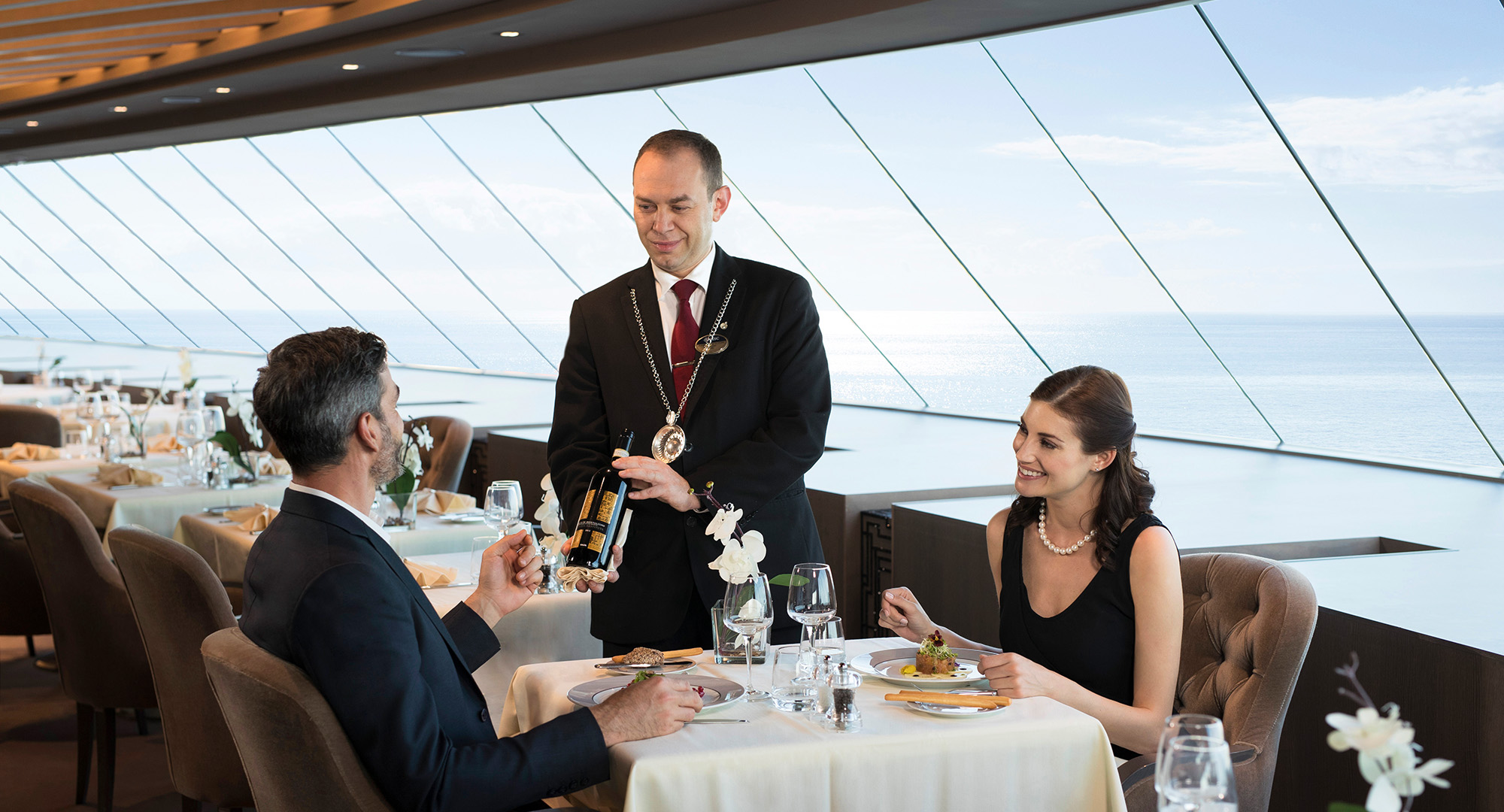 Dinner in MSC Yacht Club private restaurant