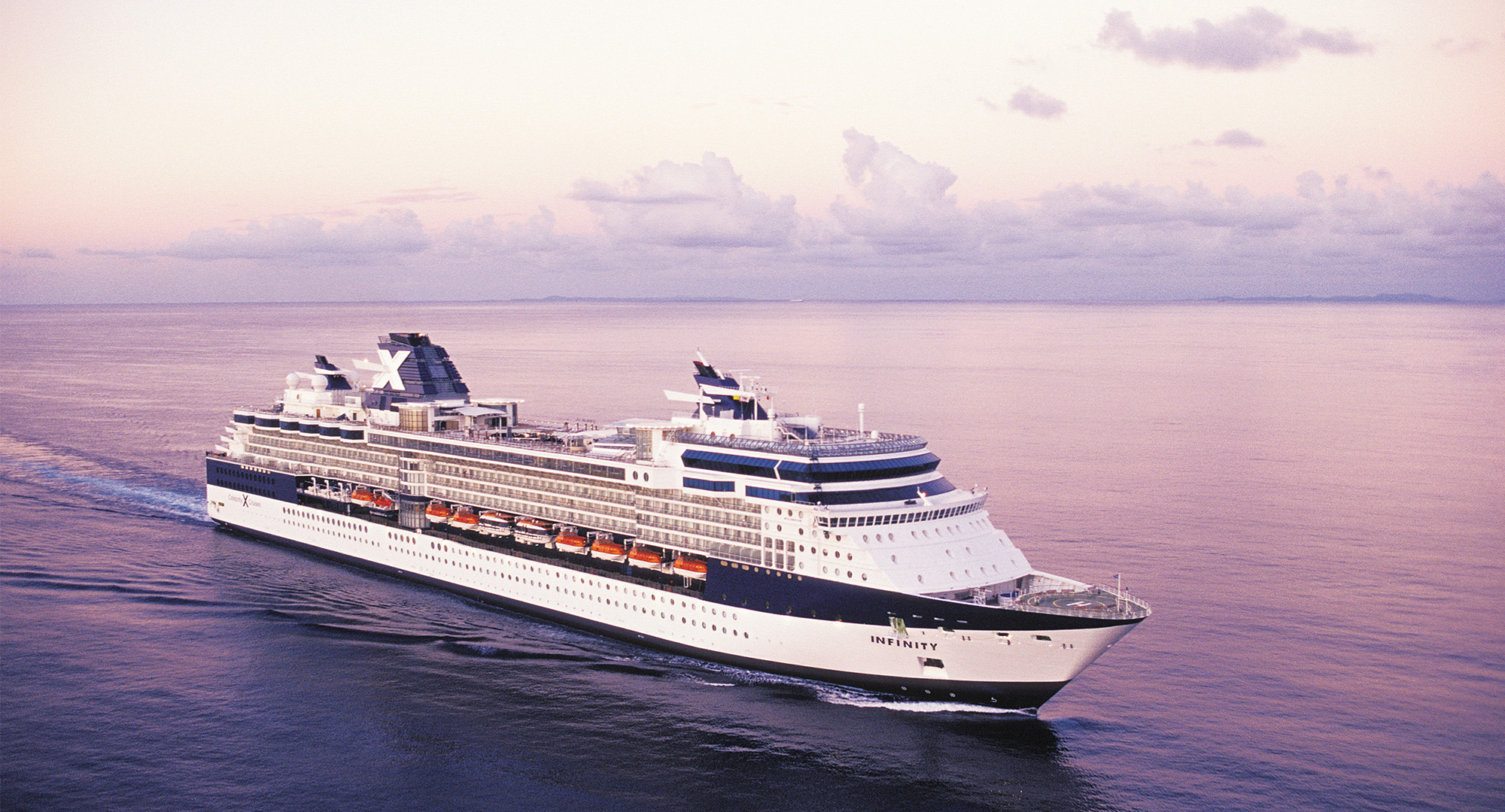 Celebrity Infinity at sea