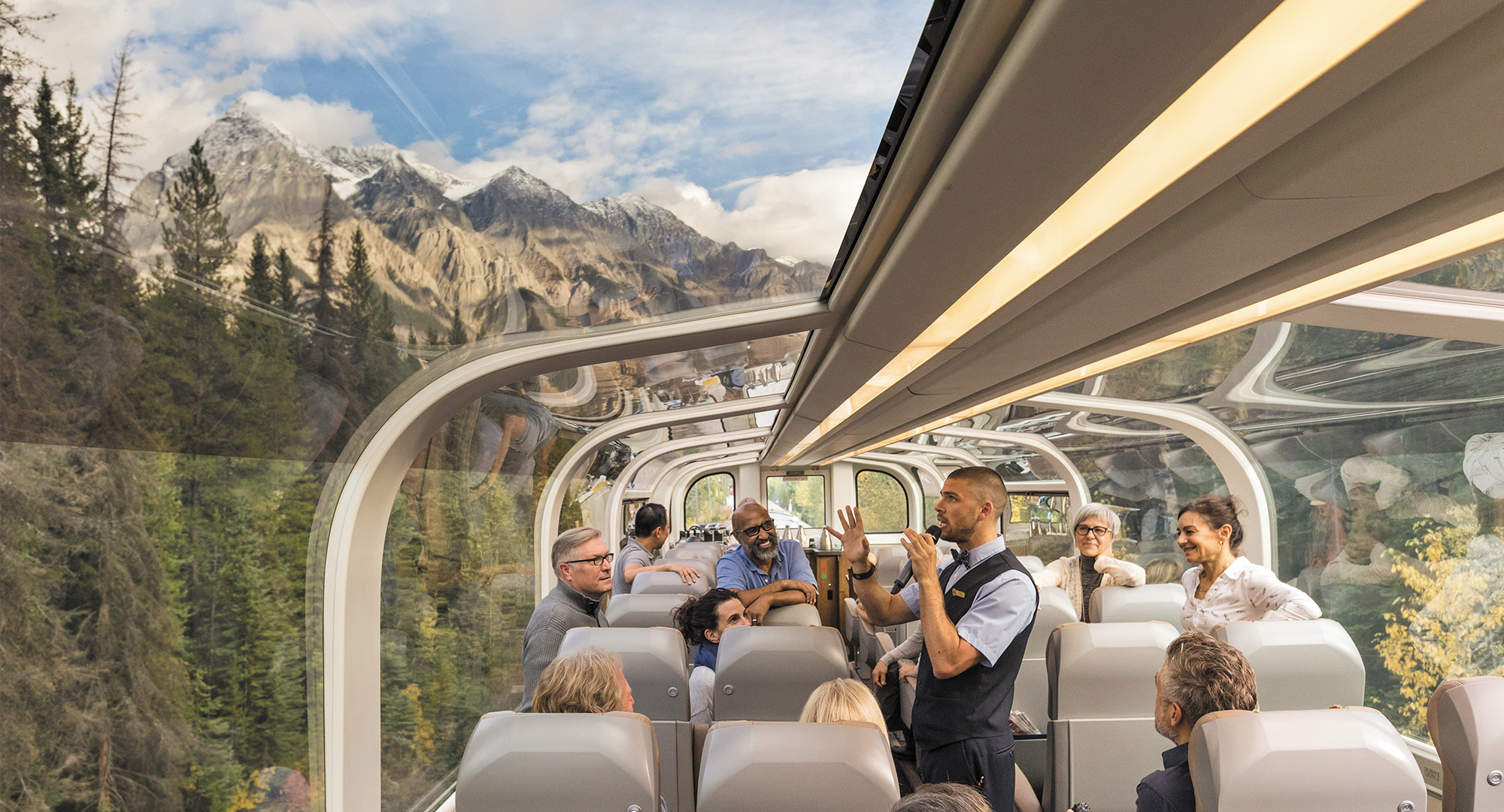 GoldLeaf Service aboard Rocky Mountaineer