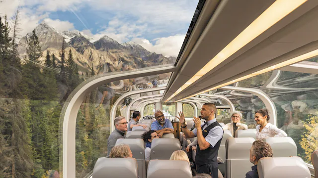 GoldLeaf Service aboard Rocky Mountaineer