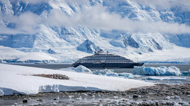 Scenic Eclipse in Antarctica