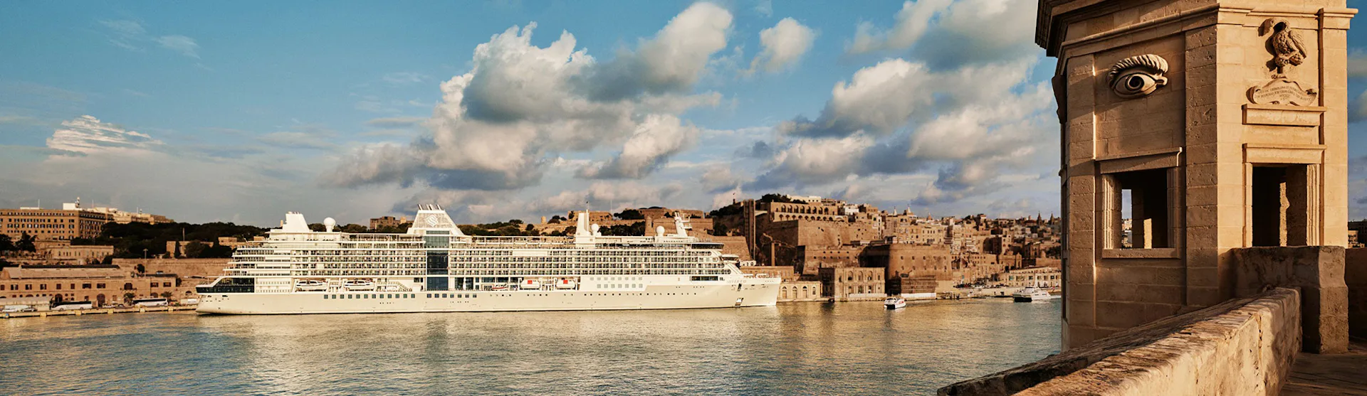Silversea Silver Ray Cruise Ship in Valletta, Malta