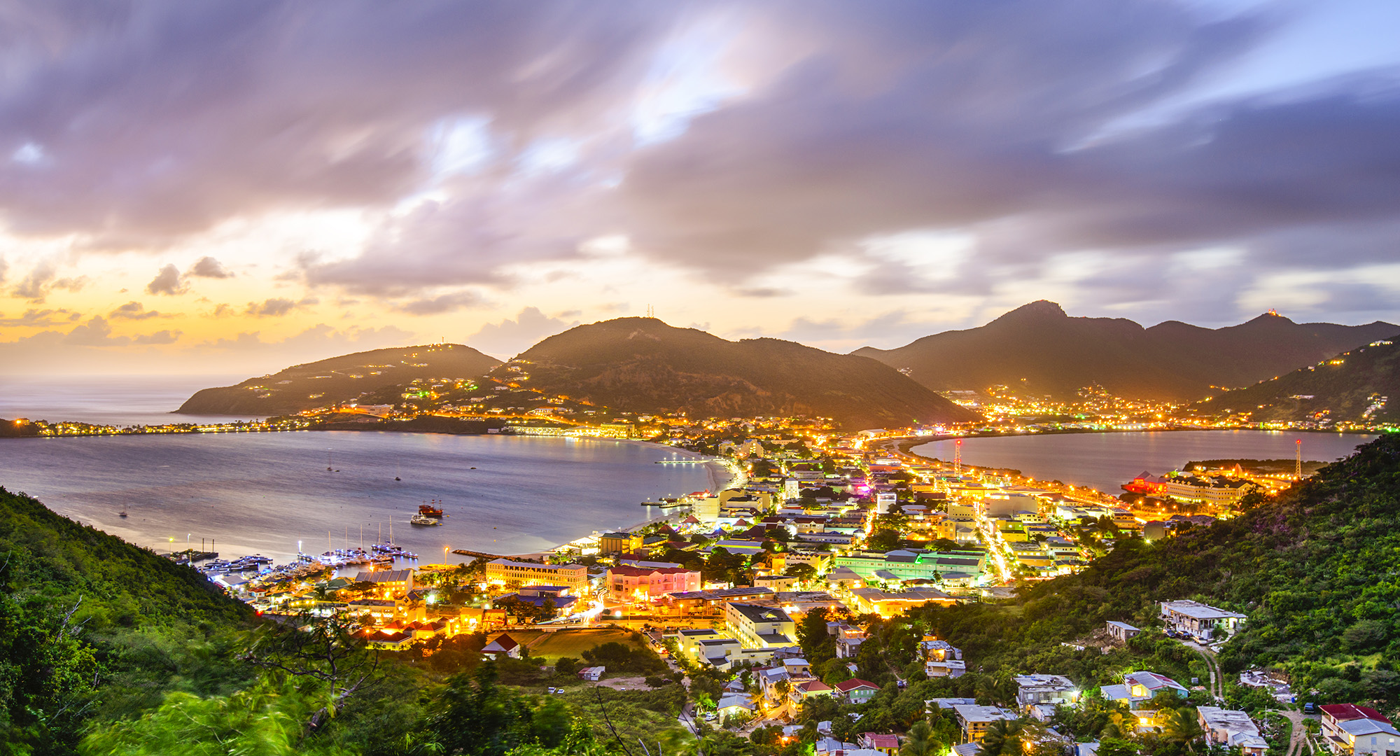 St Maarten in the Caribbean