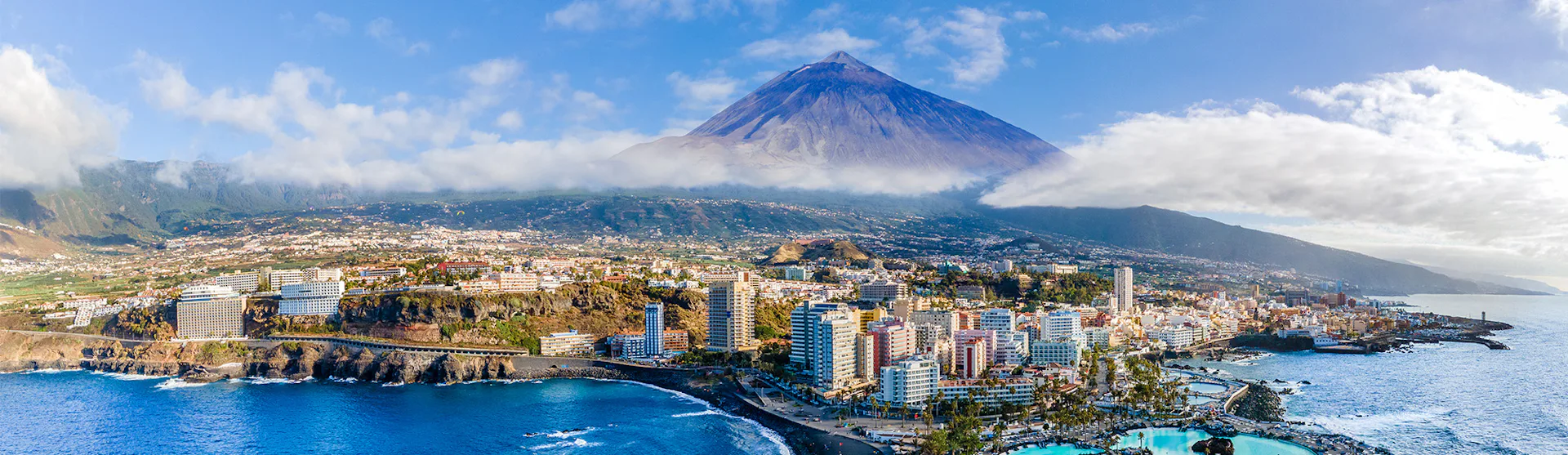 Tenerife, Canary Islands, with Mount Teide in the background