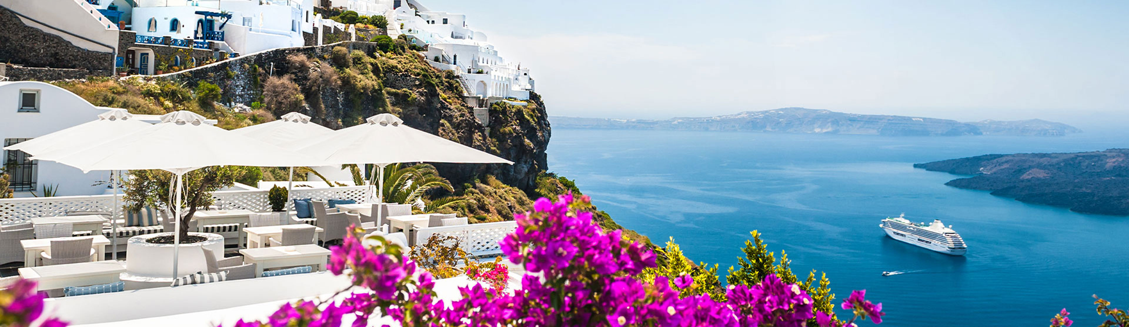 Luxury Ship from Santorini