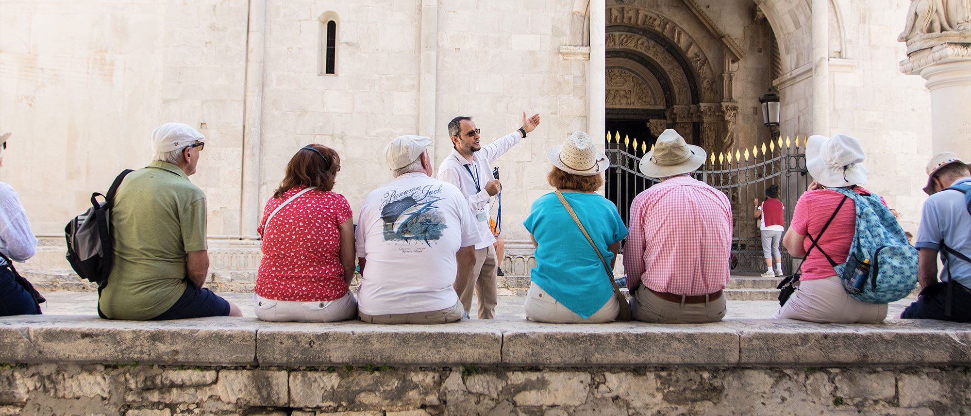 Guests enjoying a guided excursion