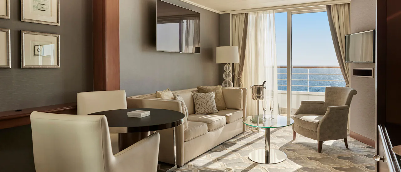 Crystal Serenity Classic Sapphire Veranda Suite