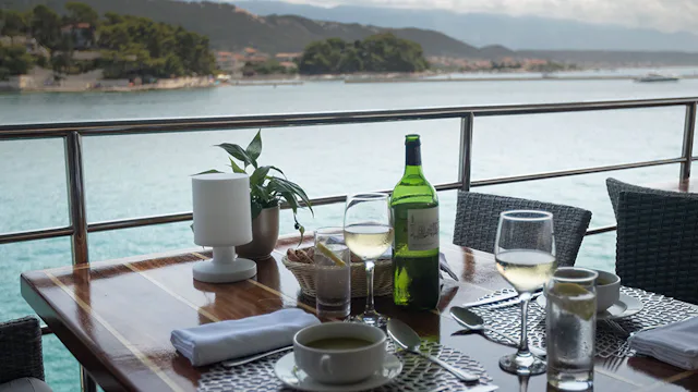 Dining onboard MV Princess Eleganza