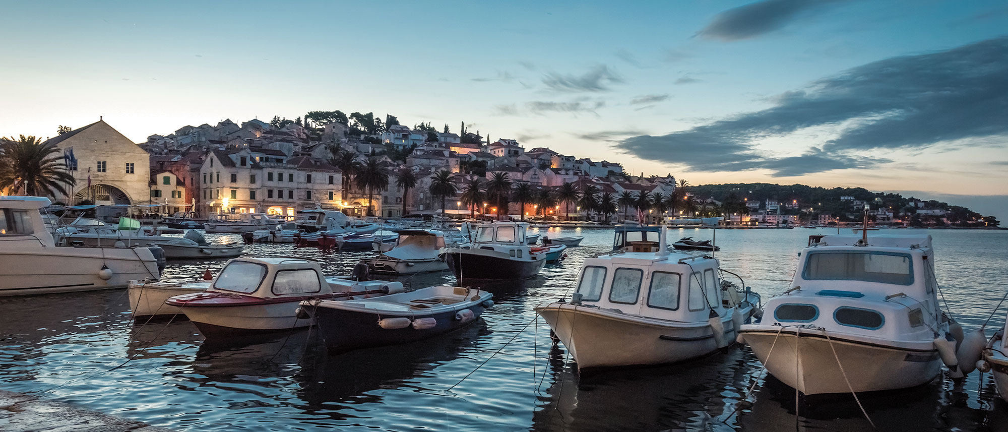 Hvar harbour, Croatia