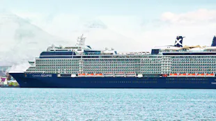 Celebrity Eclipse docked in Reykjavik, Iceland