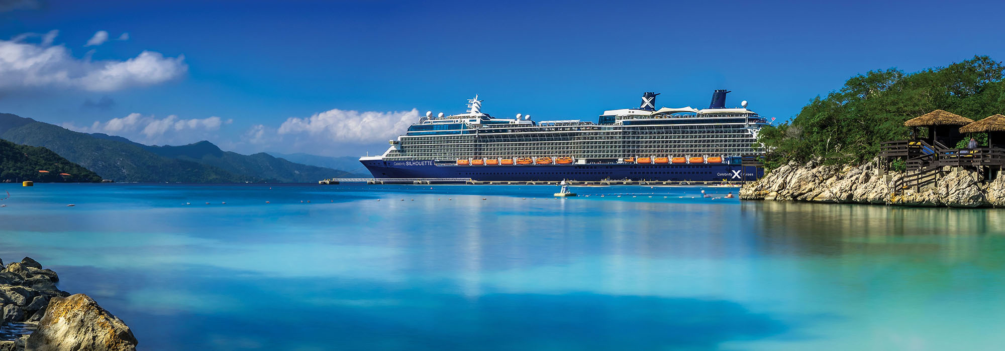 Celebrity Silhouette cruise ship in the Caribbean