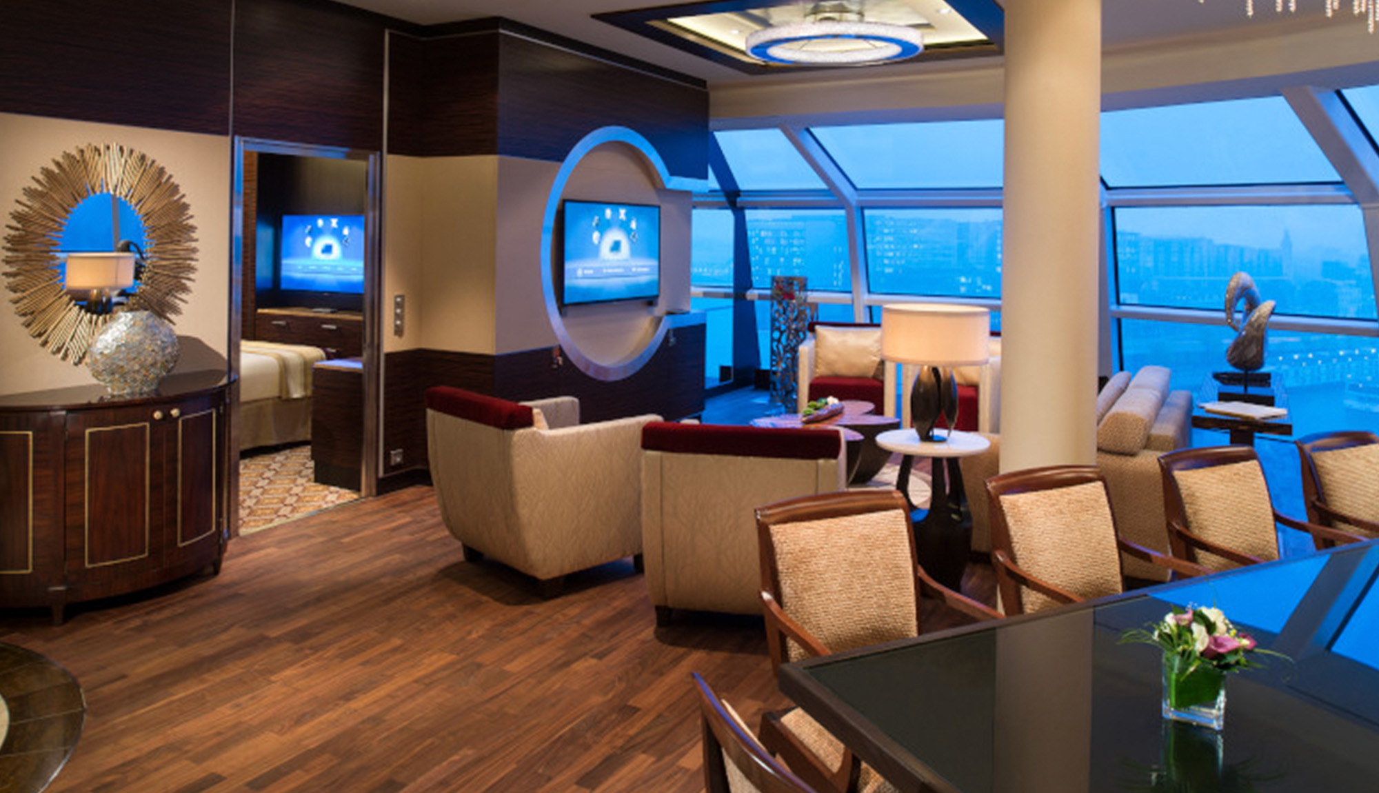 Celebrity Cruises unique 2-bedroom Reflection Suite