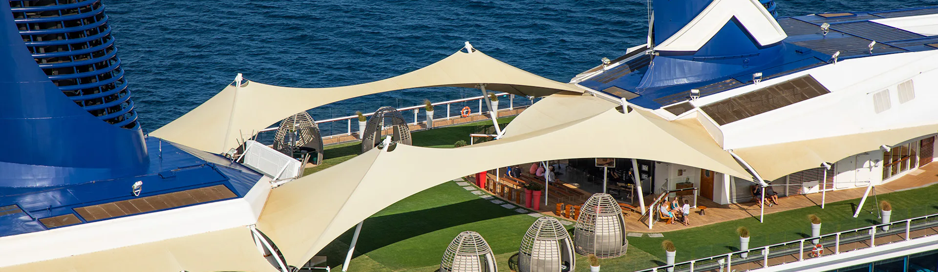 Celebrity Equinox - The Lawn Club and cabanas
