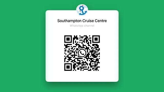 Southampton Cruise Centre WhatsApp QR Code