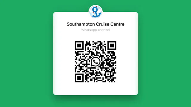 Southampton Cruise Centre WhatsApp QR Code