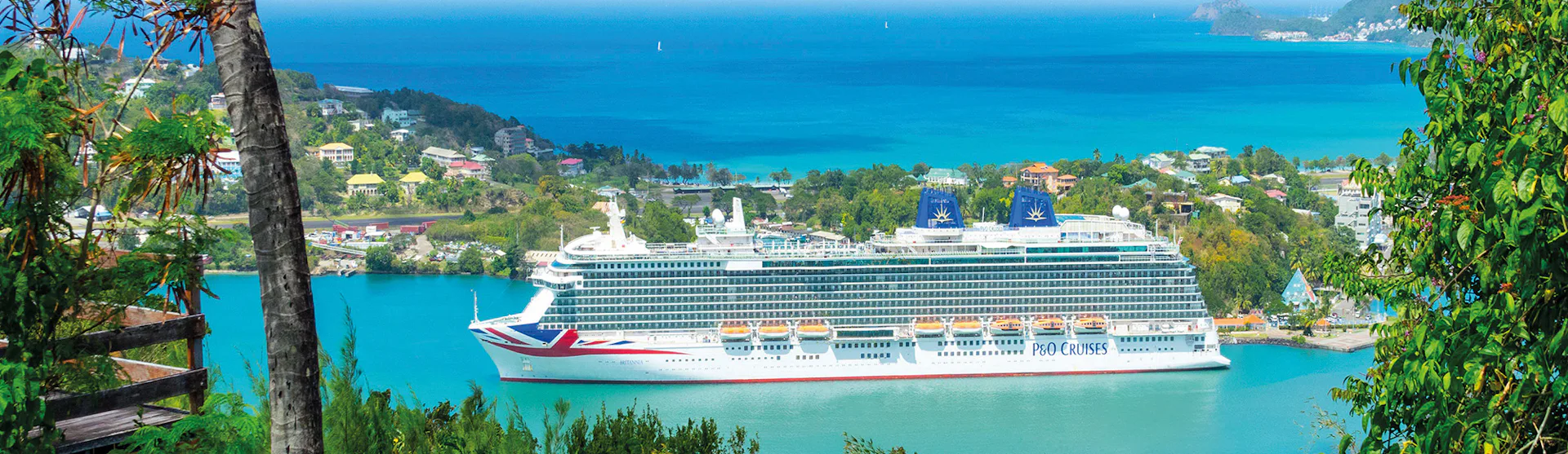 P&O Cruises - Britannia in St Lucia