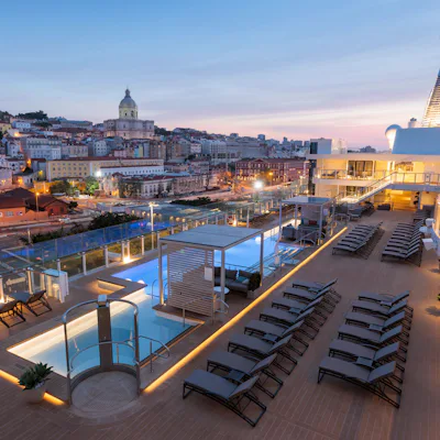 Silver Ray Pool Deck