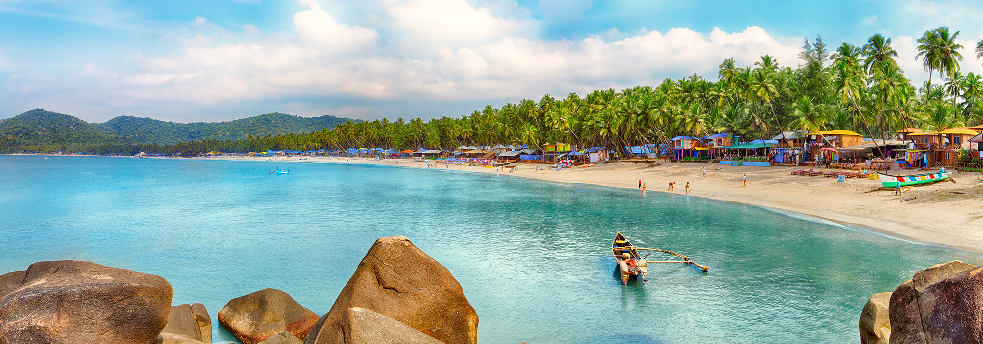 A beach in the Goa region of India