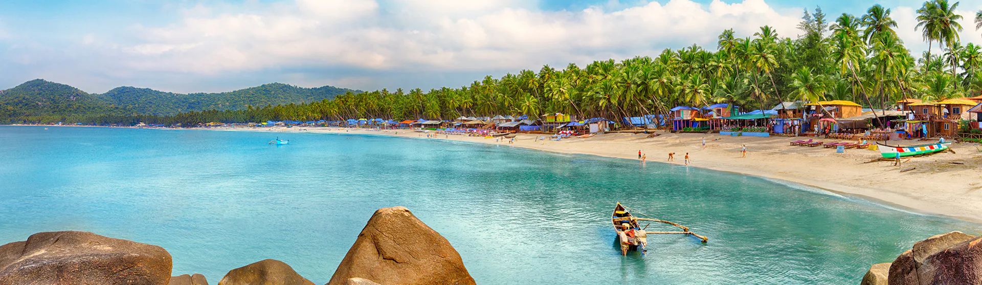 A beach in the Goa region of India