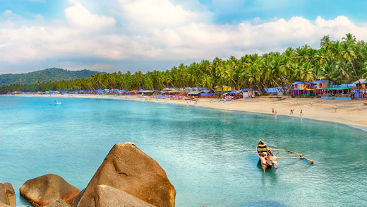 A beach in the Goa region of India