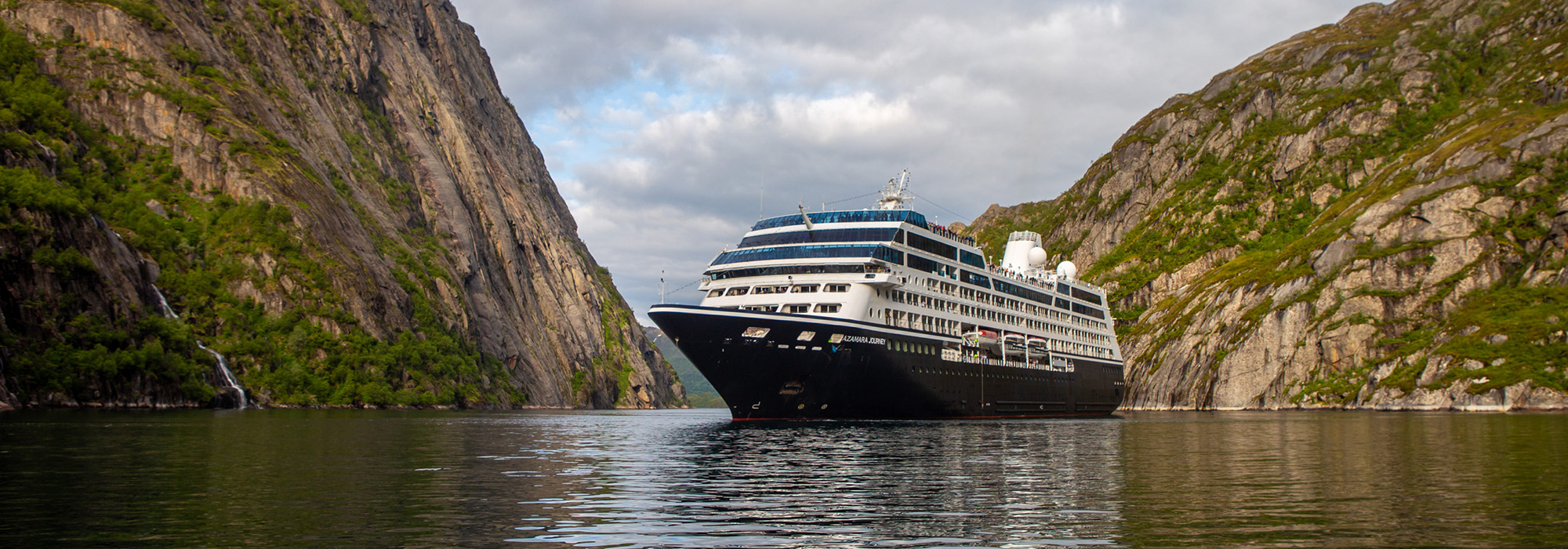 Azamara Journey cruising the Norwegian Fjords - Trollfjord, Norway