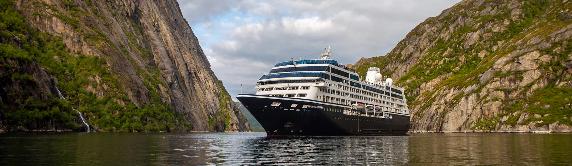 Azamara Journey cruising the Norwegian Fjords - Trollfjord, Norway