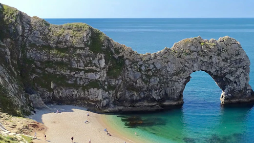 Durdle Door at Portland, on Britain's south coast