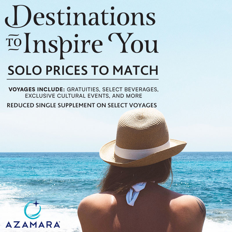 Azamara Solo Traveller Cruise Deals