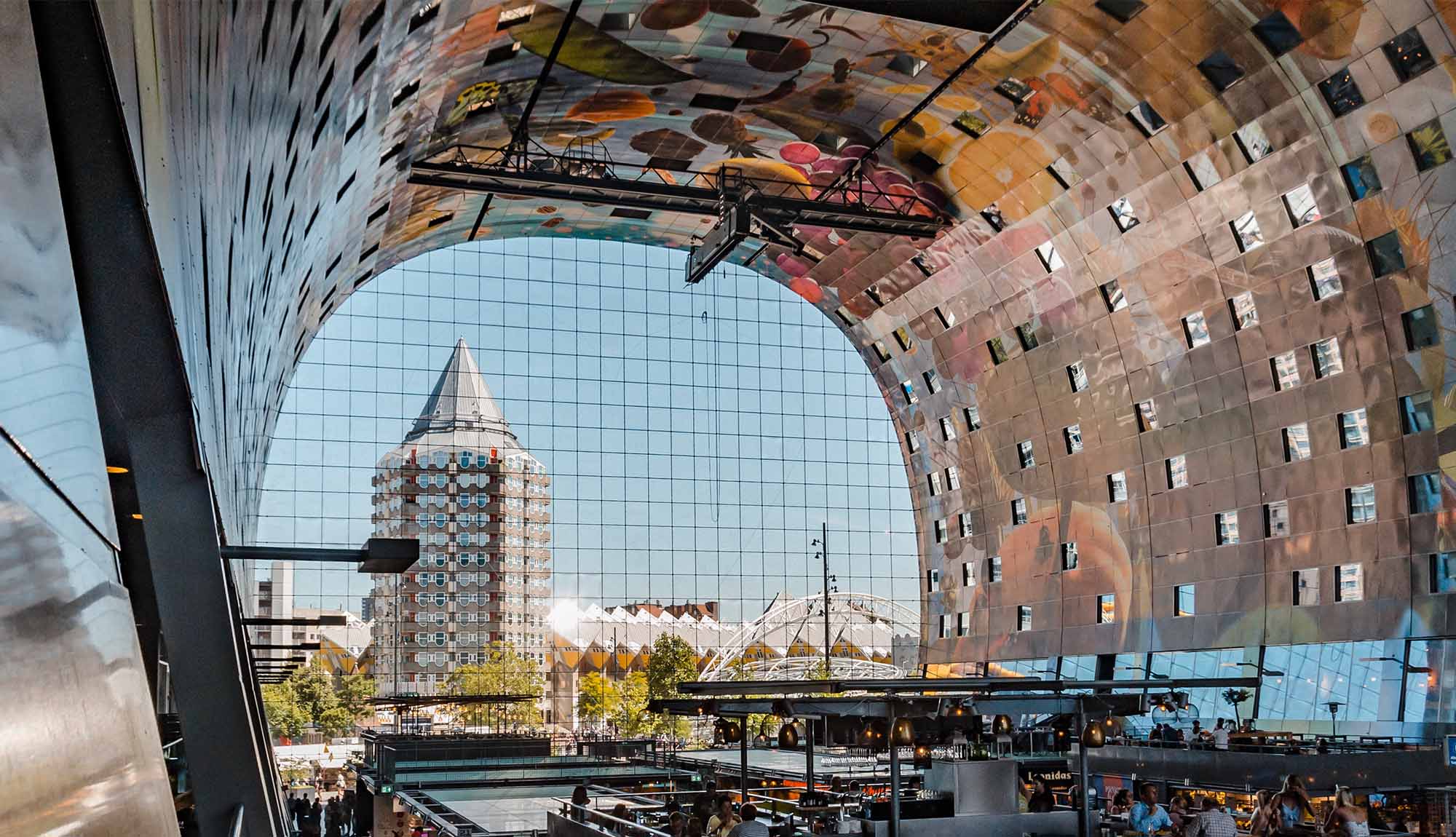 The spectacular Foodhallen in Rotterdam