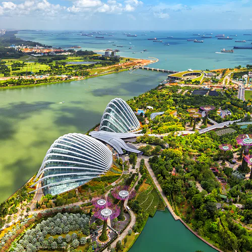 Singapore - aerial view