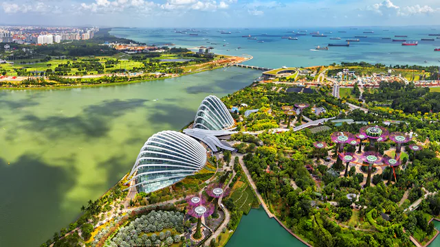 Singapore - aerial view