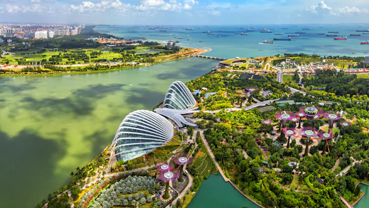 Singapore - aerial view